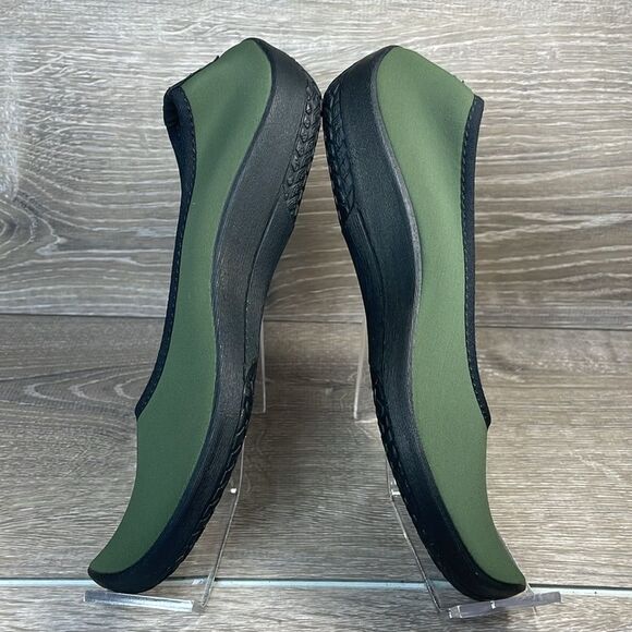 A’Rcopedico Lolita Women's Sz 6.5/EU 37 Green Stretchy Slip On Ballet Flats - Picture 9 of 13